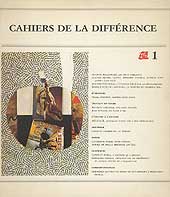 Cahiers de la Différence 1 - Editions de la Différence