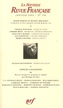 Jacques Bellefroid, Encre noire sur page blanches, Pierre Soulages, Cahiers de la NRF Janvier 2008